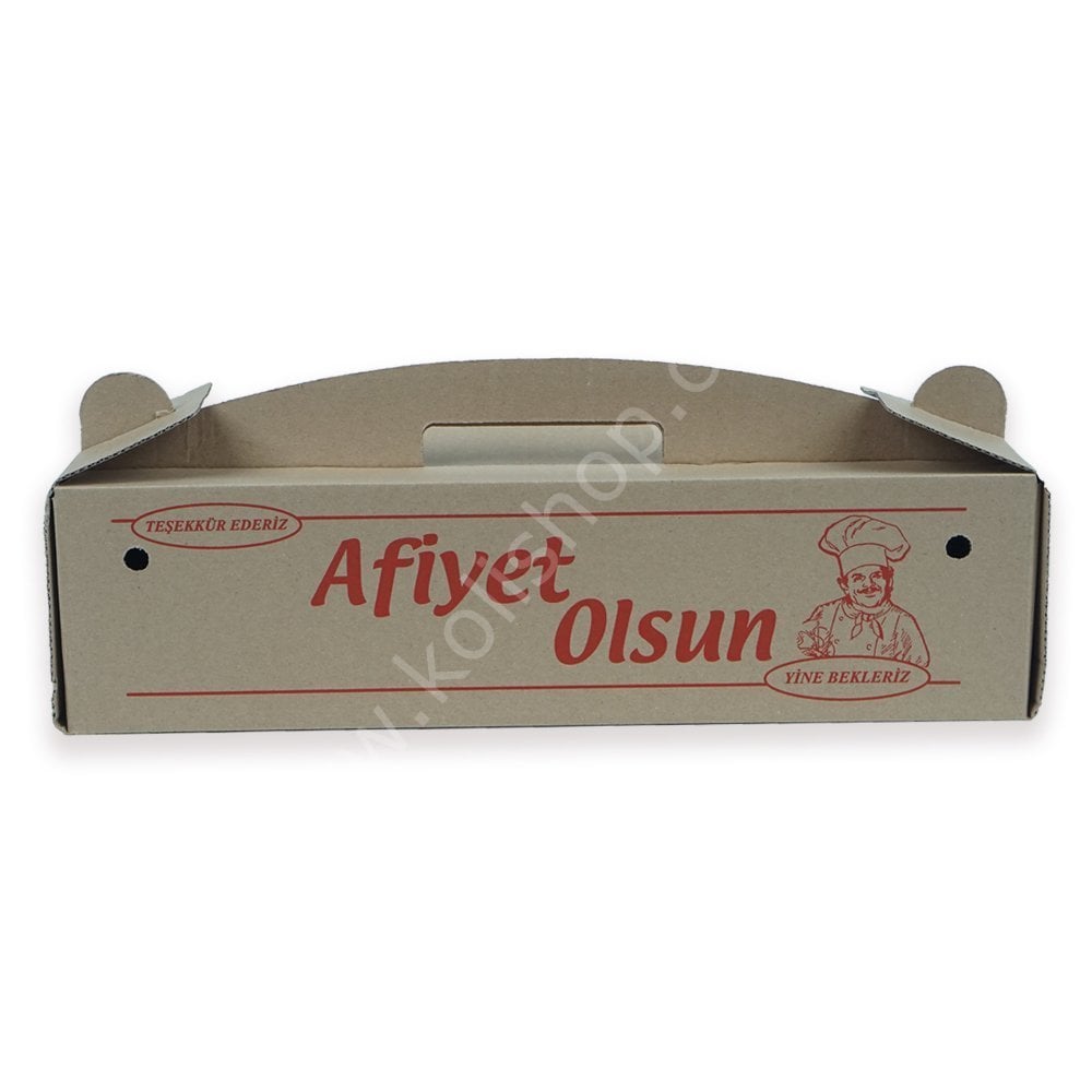 10 lu Lahmacun Kutusu Büyük (100'lü)