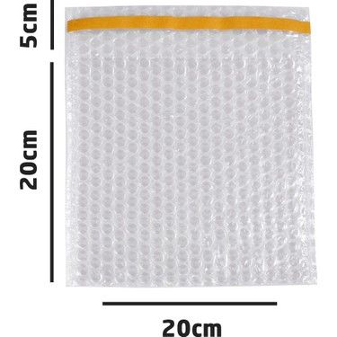 20x20+5 bantlı Balonlu Torba