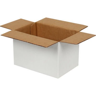 Beyaz Tek Oluklu Koli 8.5x3.5x3 cm
