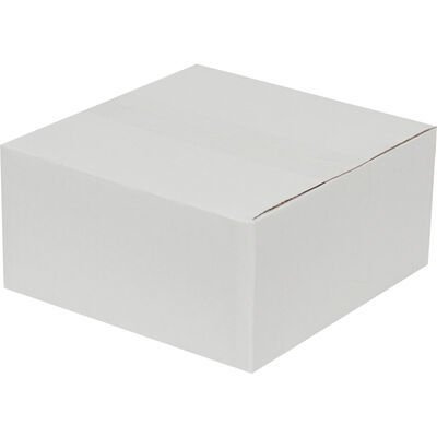 Beyaz Tek Oluklu Koli 30x25x15 cm