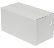 Beyaz Tek Oluklu Koli 29x15x15 cm