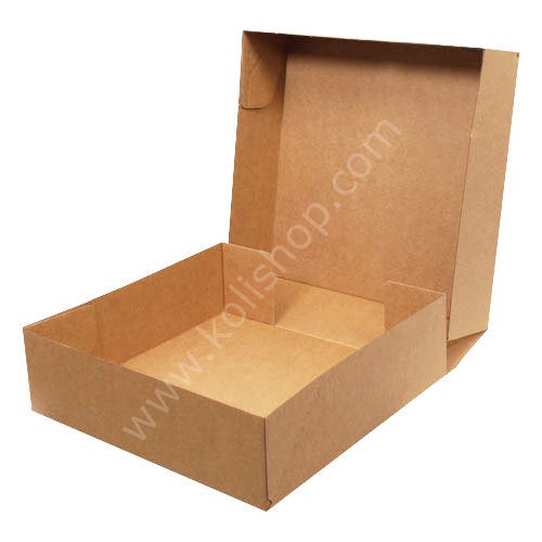 E-ticaret Kargo Kutusu [4 Nokta] 40x40x12-cm-Kraft